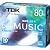 TDK CD-R 音楽用 80分 ホワイトディスク インクジェットプリンタ対応(ワイド) 10枚パック CD-RDE80PWX10N