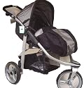 Zooper Trio - 3 wheeled Pushchair. (Platinum)