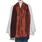 Rectangular Scarf Silk Great Christmas Gifts 20 x 72 inches (srft220)