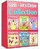 how to draw collection for girls / 6 drawing books on sale! (148 pages!) (how to draw collcetions)