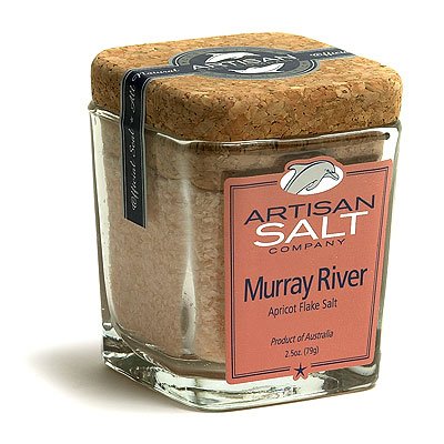 Childrens Toyshop  Gourmet Food : Australian Pink Flake Gourmet Sea Salt in Glass Jar with Cork - 2.5 oz