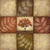 IMAGE OF Simple Autumn Moment HIGH QUALITY MUSEUM WRAP CANVAS Print Fred Mathews 18x18