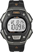 Timex Ironman Men's Quartz Watch with LCD Dial Digital Display and Black Resin Strap - T5K821