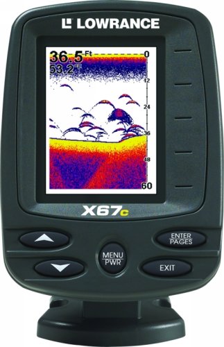 LowranceC X67C LCG FISHFINDER W XDCR 110 50