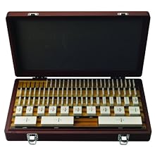 Mitutoyo Ceramic Square Gage Block Set, ASME Grade 0, Inch