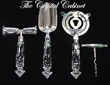 Shannon Crystal by Godinger 4 Piece Bar Tool Set