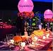 Centerpiece Package Deal: Lighted Floating Balloon (5-pink). Floral Shape Submersible Led Light (5-white) and Crystal Soil Water Beads (8oz.-clear).