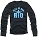 Sports : Rio city of god LANGARM T-Shirt schwarz/blau