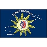 Conch Republic 3 x 5 Polyester Flag
