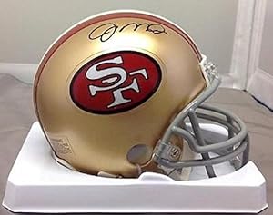 Autographed Joe Montana Mini Helmet - Throwback Hologram - Autographed NFL Mini Helmets