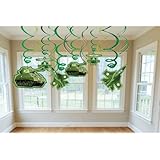 Military Camouflage Swirl Decorations (12pc)