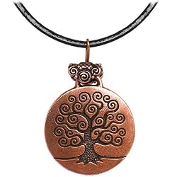 Copper Tree of Life Pendant Necklace