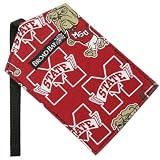 Mississippi State Bulldogs Maroon Luggage Tag