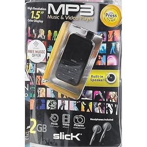 Slick 2GB MP3 Video Music Player
