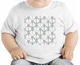 Anchor Print オーガニックベビーTシャツ 12 - 18 Months
