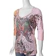 California Bloom Butterfly Print Sublimation Top