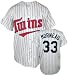 Justin Morneau Minnesota Twins Home White/Navy MLB Replica Jersey