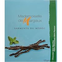 Mademoiselle de Margaux Dark Chocolate Twigs with Mint 125 gr