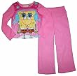 Spongebob Squarepants Girls Flannel Sleepwear Set