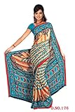 IMAGE OF Deepal Georgette Printed Casual Saree Sari Bellydance fabric