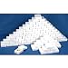 100 White Swirl Cotton Charm Jewelry Boxes Gift Display 2 1/8"