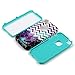 iPhone 5C Case ,OMIU(TM)Hybrid High Impact 3-Piece Fashion Waves Anchor Pattern Hard Back Case Cover For Apple iPhone 5C(Green+White),Sent Screen Protector+Stylus+Cleaning Cloth