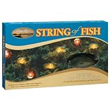 Keystone Products String of Fish Christmas Lights