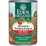 Eden Organic Diced Tomatoes, 14.5-Ounce Cans (Pack of 12)