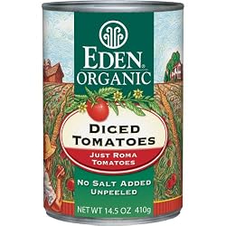 Eden Organic Diced Tomatoes, 14.5-Ounce Cans (Pack of 12)