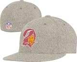 Tampa Bay Buccaneers Reebok Vintage Grey Wool Throwback Flat Bill Flex Hat
