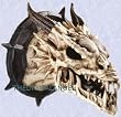 medieval dragon skull gothic knight trophy skeleton New
