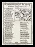 Bernhard Jobin (Jewish woman gives birth to two piglets Binswanger) Black Wood-Mounted Art Poster Print - 13