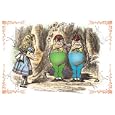 Canvas Print, Through the Looking Glass: Tweedledum and Tweedledee - 42 x 28