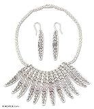 Jewelry set, 'Inca Bridal Veil'