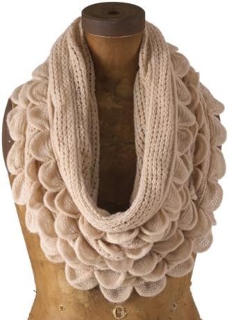 Chic Oversized Ruffle Knitted Infinity Scarf - 3 Colors - New