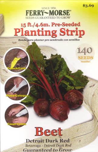 Ferry-Morse 15ft. Pre-Seeded Planting Strip Detroit Dark Red Beets