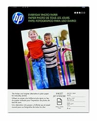 HP Everyday Photo Paper, Matte (100 Sheets, 8.5 x 11 Inches)