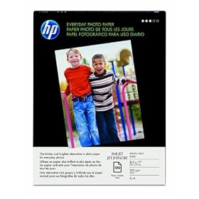 HP Everyday Photo Paper, matte (100 sheets, 8.5 x 11-inch)