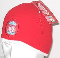 Liverpool FC beanie hat red white