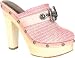 LUICHINY Sa Ra Womens SZ 10 Pink Softrose/Canvas Clogs Mules Shoes