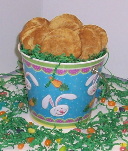 Childrens Toyshop  Gourmet Food : Scott's Cakes 1 lb. Snicker Doodle Cookies in a Blue Bunny Pail