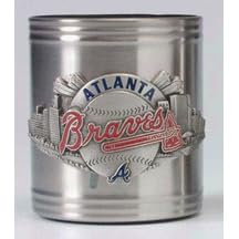 Atlanta Braves MLB Pewter Can Cooler by Half Time