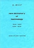 New Dictionary of Technology English-Hebrew; Hebrew-English