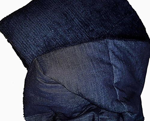 Super-soft Breathable Black Chenille Weighted Sensory Blanket 13lb 48x70 inches