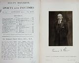 1911 Antique Portrait Sir Edward David Stern Sport