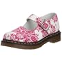 Dr. Martens Women's 5026 Mary Jane,White/Pink,8 UK (US Women's 10 M)
