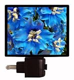 Floral / Flower Night Light - Summer Blues LED NIGHT LIGHT