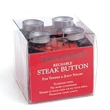 Reusable Steak & Poultry Button Thermometers (set of 4)