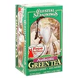 Celestial Seasonings Authentic Green Tea, Tea Bags, 20-Count Boxes (Pack of 6)