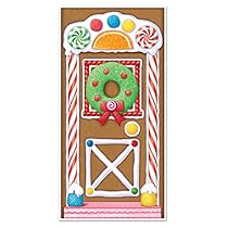 Beistle 20017 Gingerbread House Door Cover, 30